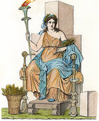 Bild: Göttin CERES, Pompeii